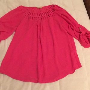 Pink blouse